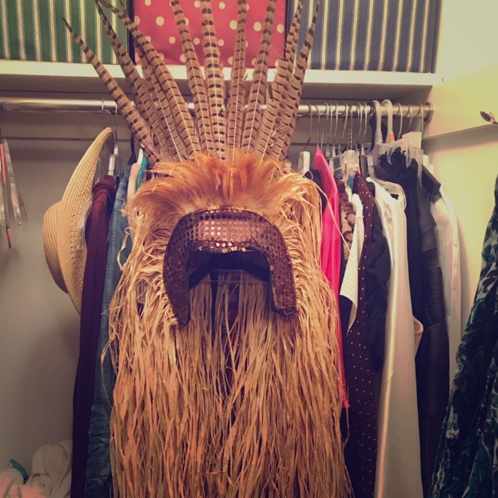 Feather headdress. From The Feather Place NYC.